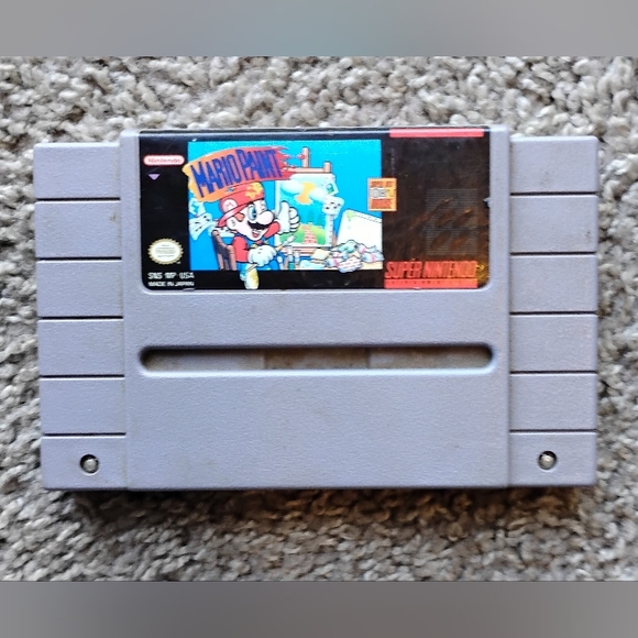 Super Nintendo Mario Paint Game - Picture 1 of 2